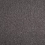 A high-resolution texture shot of dark gray woven fabric with a heathered finish.