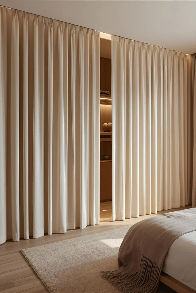 Modern Wave Fold Curtains